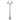 Farola Kaja Boston 2L E27 H 237,0 cm