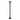 Farola Kaja Napoli 1L E27 Al. 110,0cm