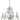 Candellux Aurora 5L candelabro E14 P 57cm