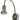 Candellux Arkon 1L aplique de pared GU10 Al. 20cm