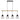 Candellux Bernita 4L Lámpara colgante suspensión lineal E27 A 86cm
