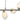 Lámpara colgante LED "Eleganza" de 6 brazos, longitud: 80 cm