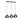 Lámpara de techo monorraíl Keter Lighting Gemma 3L E27 H 120,0 cm