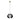 Lámpara colgante Keter Lighting Gemma 1L E27 H 120,0 cm