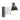 Steinhauer Jump 1L Aplique abatible acero negro E27