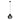 Lámpara colgante Keter Lighting Bento 1L E27 H 110,0 cm