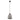 Lámpara colgante VK Leading Light (VK/03068/PE/BR) E27