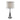 Schuller LIN 1L lámpara de mesa Al. 51cm, plata