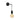 Aplique de pared MULTIPO 1L, negro, E27