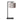 Steinhauer Rod 1L lámpara de mesa plata E27, Al. 51cm