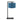 Steinhauer Rod 1L lámpara de mesa azul E27, Al. 51cm