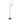 Steinhauer Rod 2L lámpara de pie blanco LED/E27, Al. 132cm