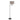 Steinhauer Rod 2L lámpara de pie gris lino LED / E27, Al. 130cm