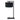 Steinhauer Rod 1L lámpara de mesa metal negro E27, Al. 51cm