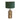 Steinhauer Brass Lámpara de mesa 1L verde bronce E27, Al. 44cm