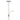 Mexlite Biron Lámpara de pie 2L acero LED, Al. 180cm