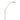 Mexlite Biron Lámpara de pie 1L acero LED, Al. 160cm