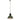 Anne Light & Home Lámpara colgante Frank 1L verde D 50cm