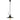 Anne Light & Home Millstone Lámpara colgante 1L metal negro D 40cm