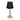 Mila Stolowa 1xE14 Máx. 25W Gris Hormigón/Negro/PVC/Negro-Cromo