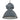Lámpara colgante Mexlite Densi 1L gris E27, P 47cm