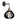 Lámpara de pared Keter Lighting Gemma 1L E27 H 30,0 cm