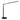 Lámpara de escritorio LED MeliTec Kali 1L. 3000K, 300lm