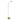 Steinhauer Zenith lámpara de pie 1L latón LED, Al. 150cm