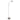 Steinhauer Zenith 1L lámpara de pie acero LED, Al. 150cm