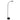 Steinhauer Zenith 1L lámpara de pie negro LED, Al. 150cm