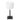 Steinhauer Rod 1L lámpara de mesa blanca E27, Al. 40cm