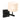 Steinhauer Rod 1L Aplique negro blanco E27