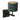 Steinhauer Rod 1L aplique de pared verde E27, Al. 25cm