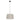 Steinhauer Sparkled Light 1L lámpara colgante beige E27, P 45cm