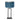 Steinhauer Rod 1L lámpara de mesa azul E27, Al. 55cm