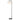 Steinhauer Rod 1L lámpara de pie negro blanco E27, Al. 160cm