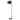 Steinhauer Rod 1L lámpara de pie negro verde E27, Al. 160cm