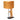 Anne Light & Home Animaux Lámpara de mesa 1L metal dorado Al. 50cm