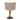 Anne Light & Home Animaux Lámpara de mesa 1L gris lino Al. 40 cm