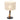 Anne Light & Home Animaux Lámpara de mesa 1L lino blanco Al. 40cm E27