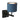 Steinhauer Rod 1L Aplique negro azul E27