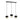 Lámpara colgante lineal Keter Lighting Royal 3L E27 H 100,0 cm