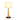 Britop Lighting Colette Grey Lámpara de mesa 1L E27, gris Al. 46cm