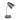 Zumaline Lampa Biurkowa 1L Lámpara de mesa E27 metal negro/gris/blanco