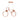 Onli Lighting Lámpara colgante Bike 2L E27 An. 67.5cm
