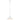 Lámpara colgante Argon Erba 1L E27 Al. 115cm