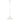 Lámpara colgante Argon Erba 1L E27 Al. 115cm