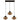 Lámpara de techo colgante lineal Altavola Design London Loft 3L, E27