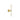 Aplique de pared de cristal Ineslam G9 dorado/blanco