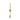 Maytoni Tau 1L lámpara de pared, LED dorado D 13cm